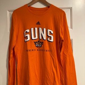 Adidas Suns Phoenix Basketball Long Sleeve T-Shirt Size Xl youth